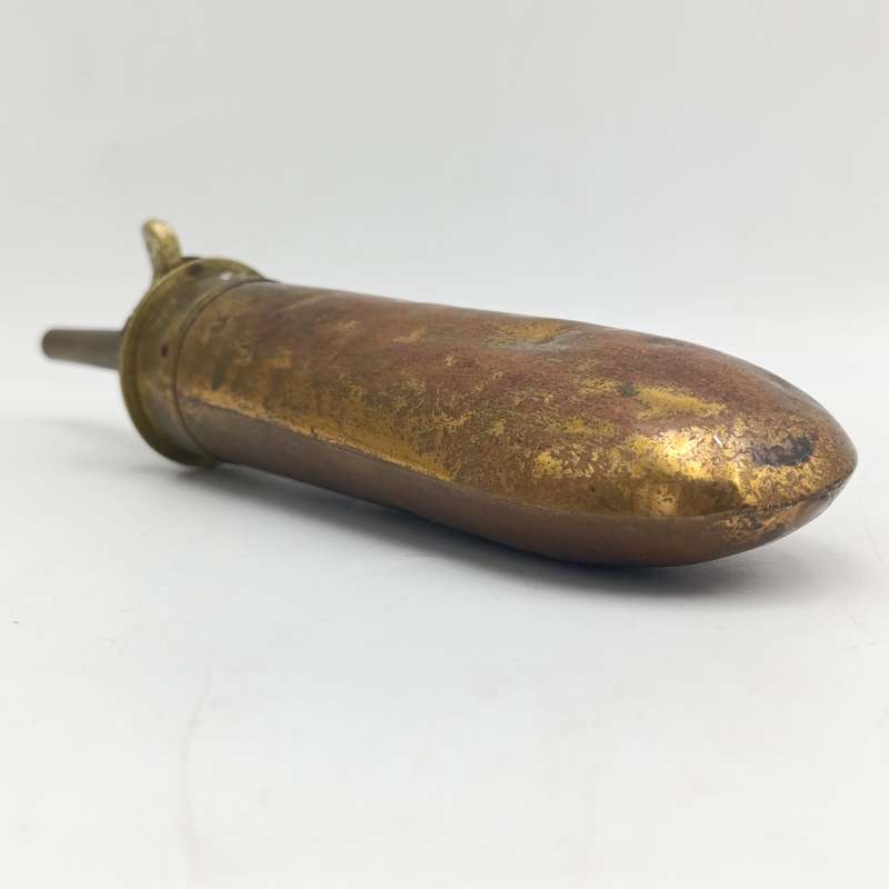Antique G & J.W Hawksley Sheffield gun powder flask - circa 19th century