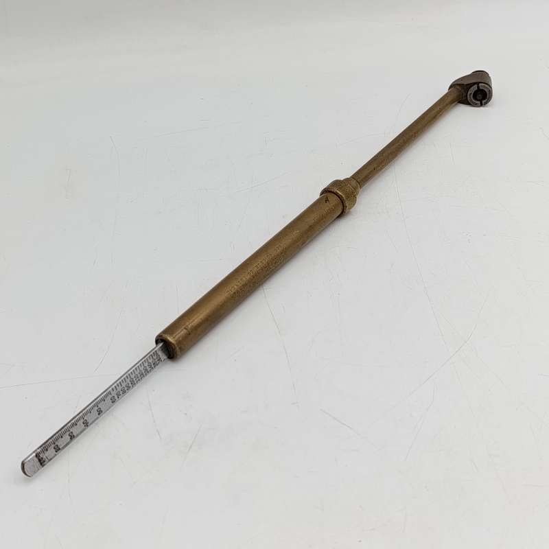 Vintage brass service tyre gauge