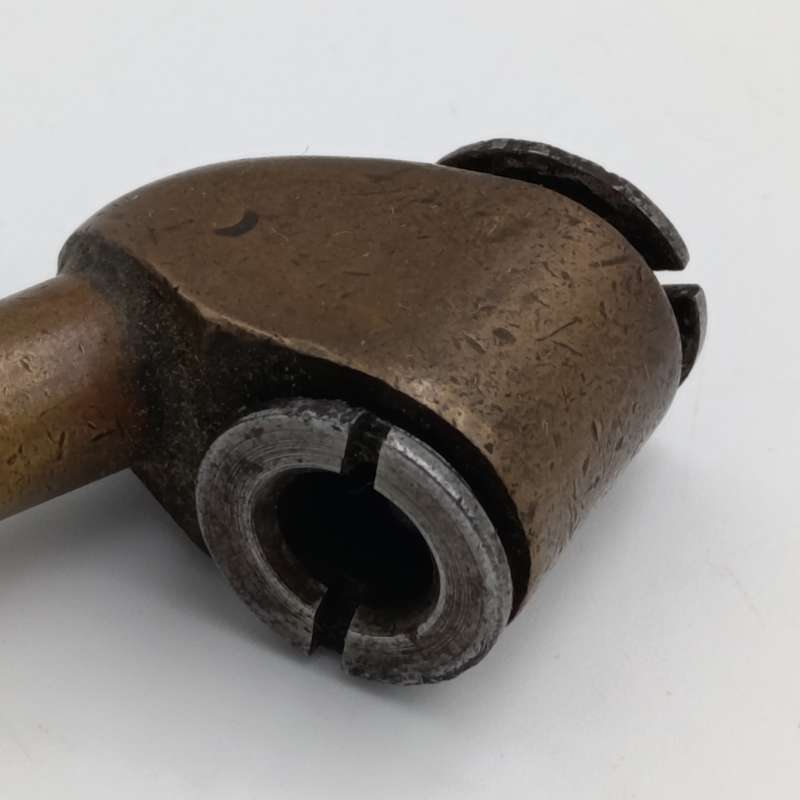 Vintage brass service tyre gauge
