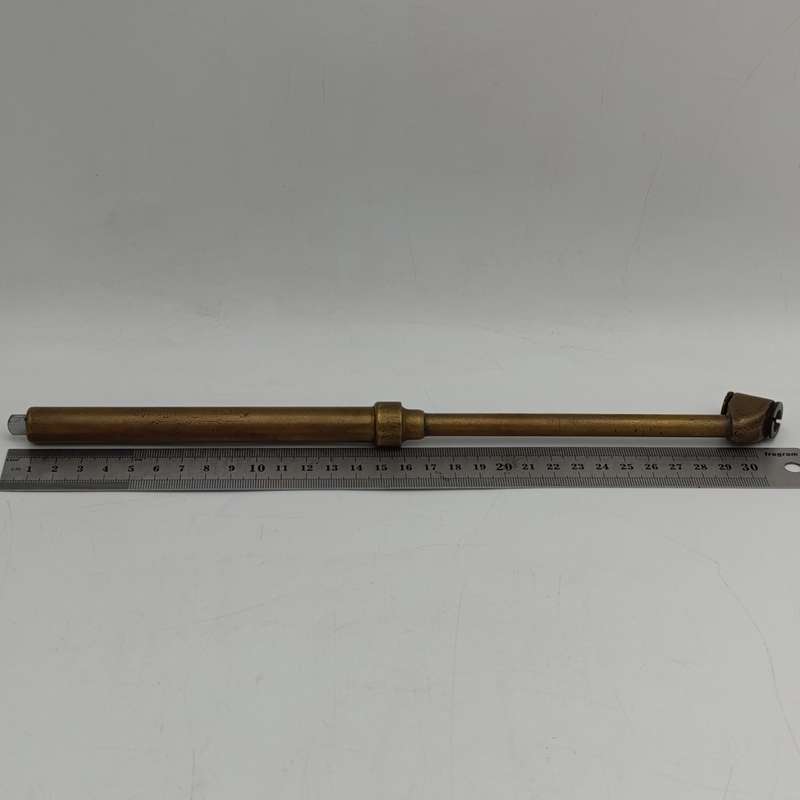 Vintage brass service tyre gauge