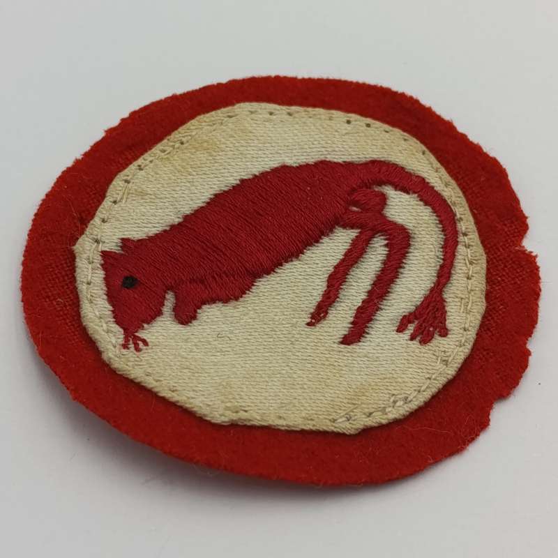 British 7th Armoured Brigade Desert Rat badge