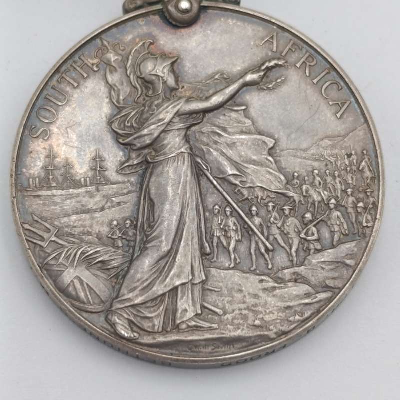 Boer War QSA Queen South Africa medal with 4 clasps issued to 119 TPR