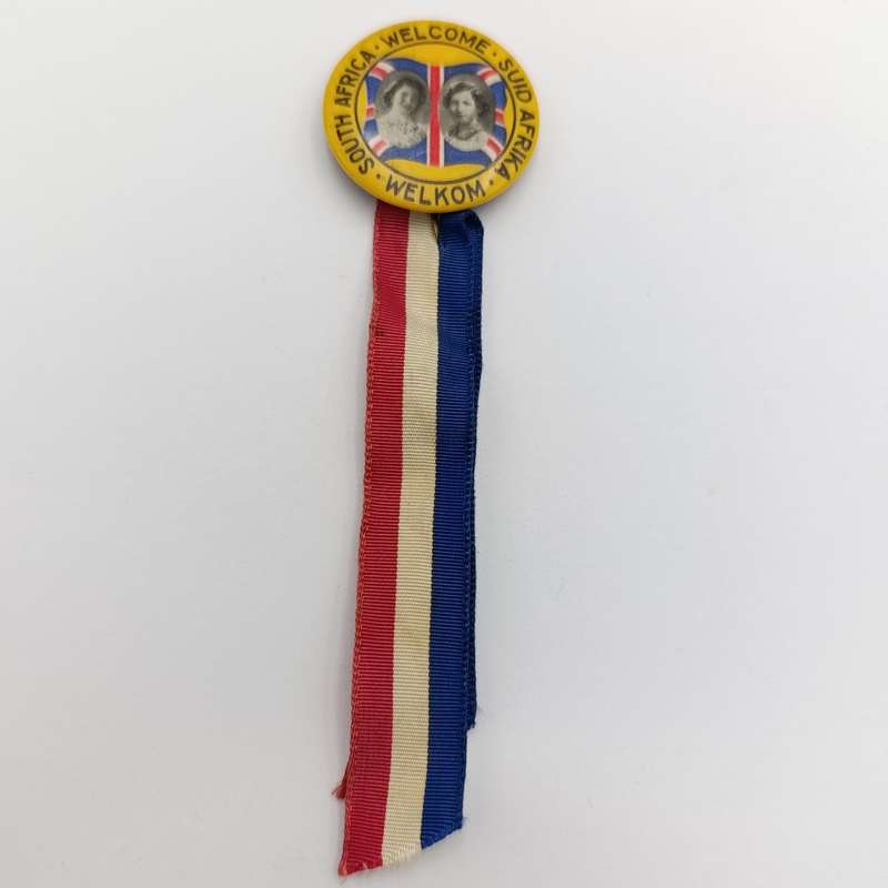 1947 South Africa Royal visit welcome badge