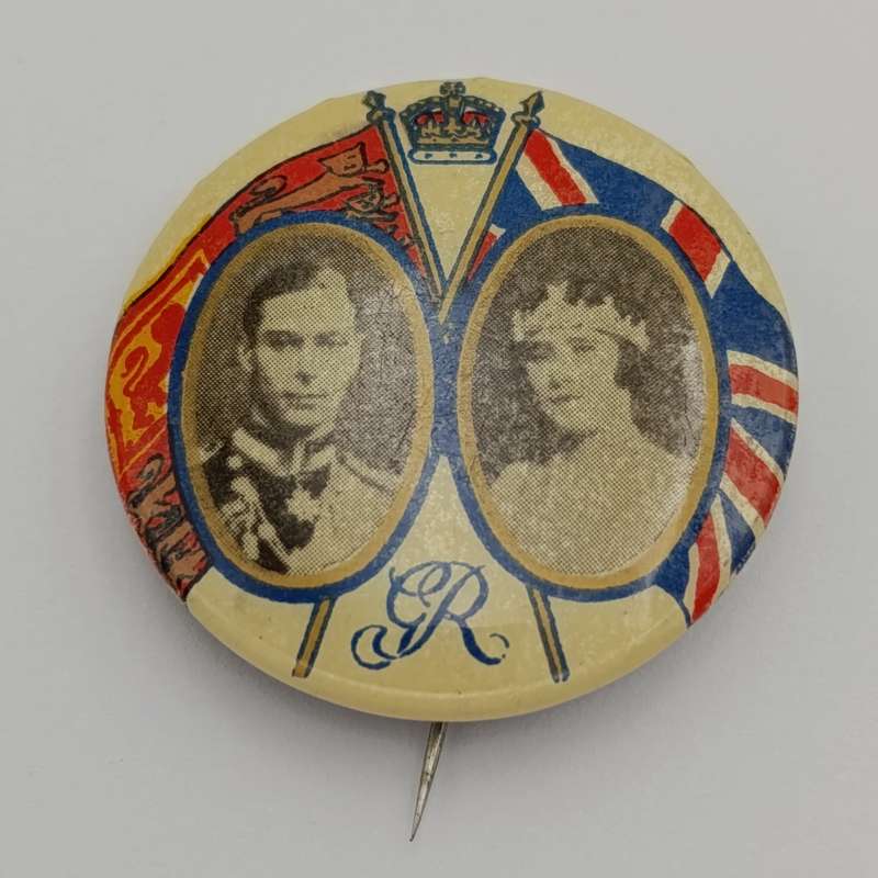 1937 Royal Coronation pin badge