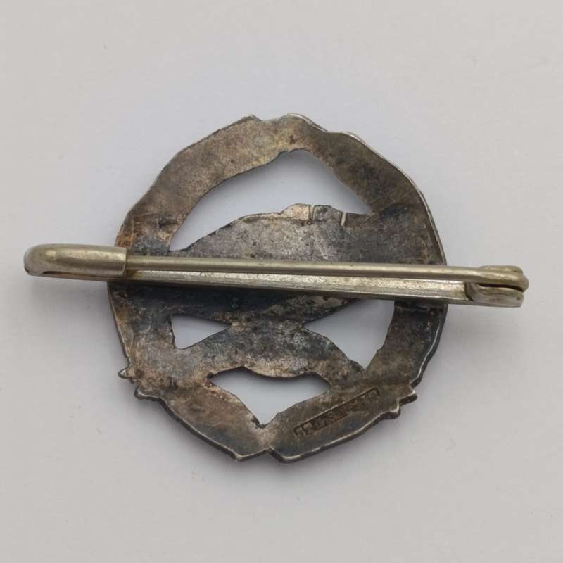 Sterling silver SA Tank Corps sweetheart badge