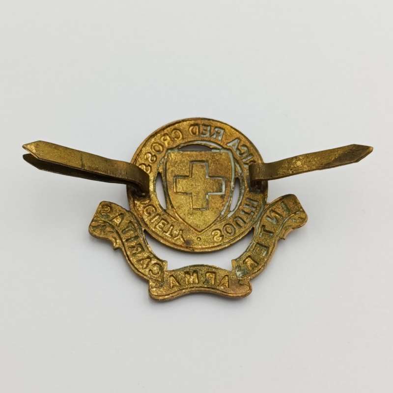 South Africa Red Cross society cap badge