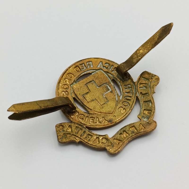 South Africa Red Cross society cap badge