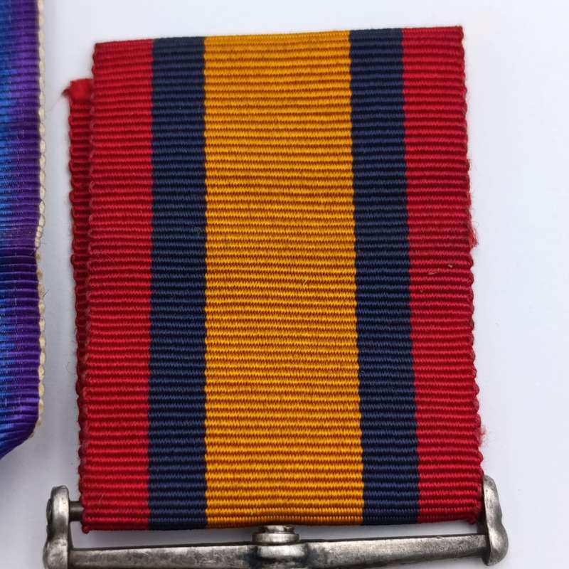 Boer War QSA medal and WW1 Victory medal issued to 2nd Corporal W.R Evans