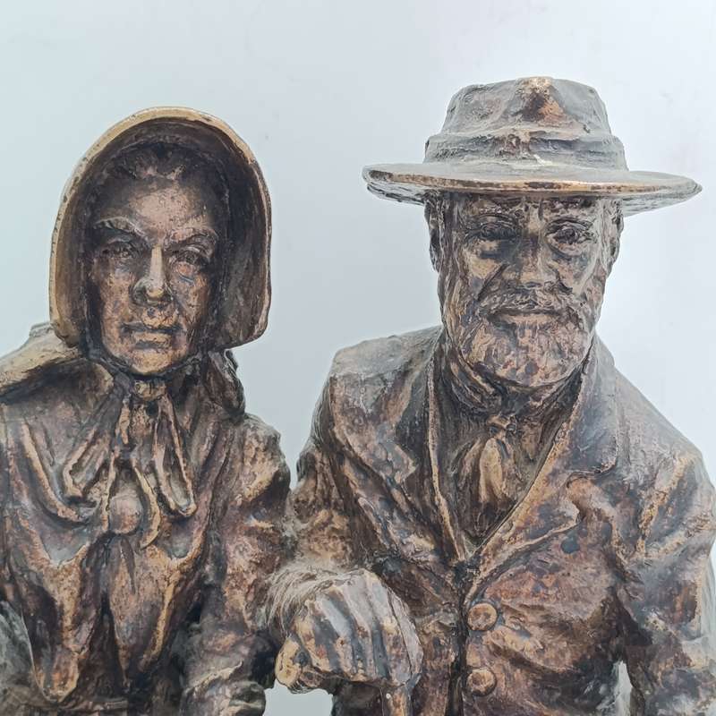 Original Proof Phil Potgieter Die Groot Trek 1838-1988 resin sculpture