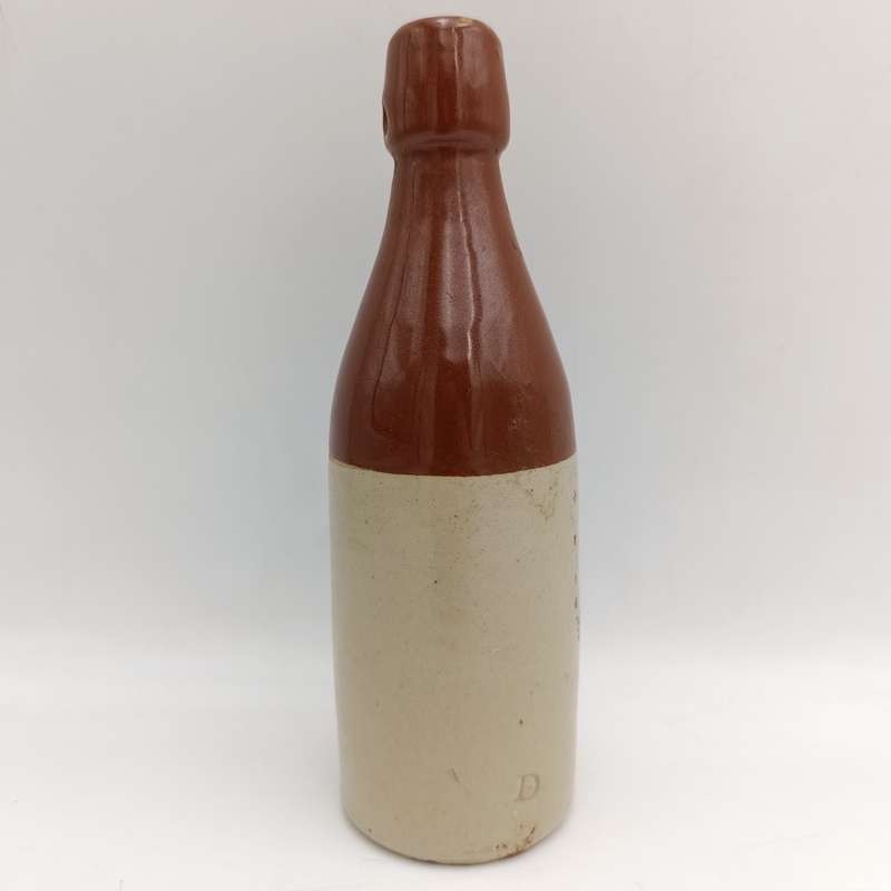 Antique J.Nickoles and Co Cape Town Stoneware ginger beer bottle