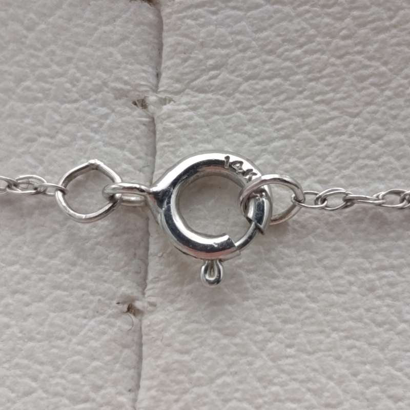 14kt white gold Amethyst necklace and pendant set with earrings - including diamonds, and quartz