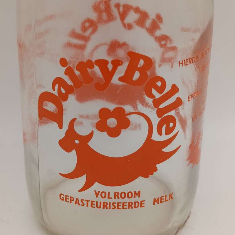 Vintage DairyBelle glass milk bottle