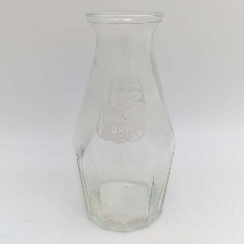 Vintage Pepsi/Canada Dry glass decanter for one