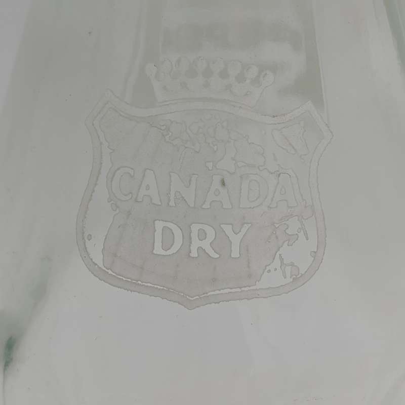 Vintage Pepsi/Canada Dry glass decanter for one