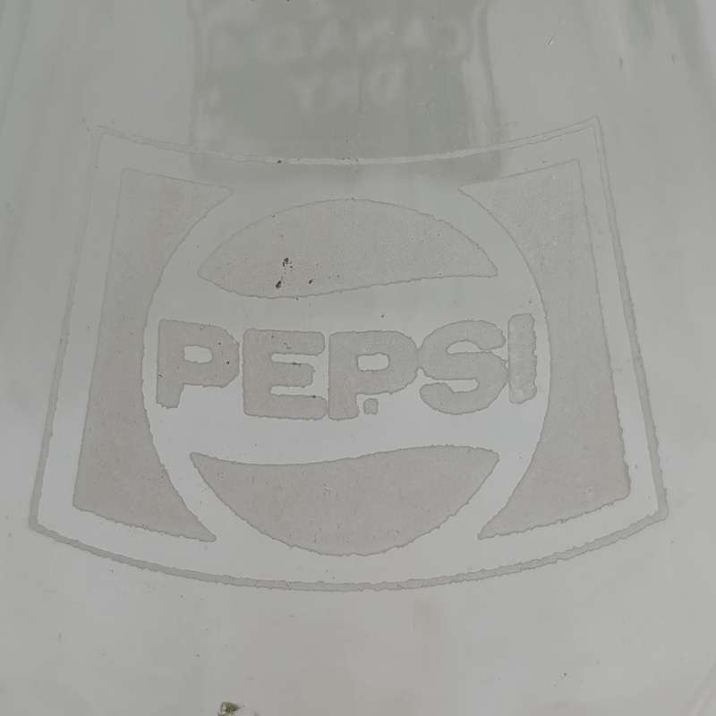 Vintage Pepsi/Canada Dry glass decanter for one
