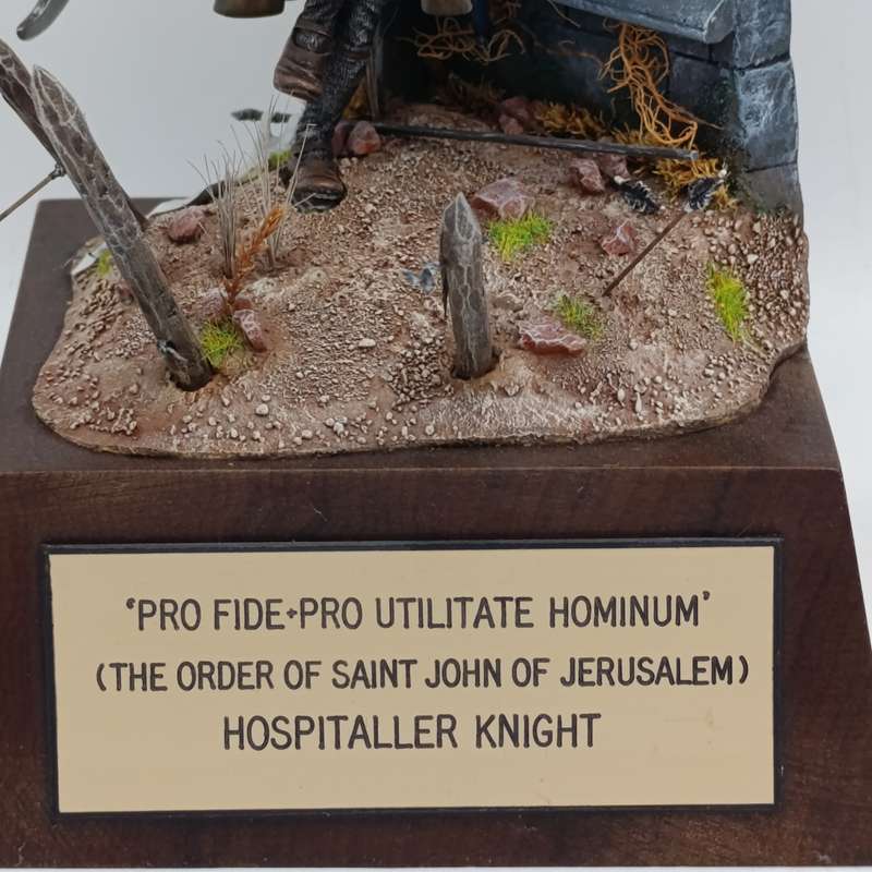 The Order of Saint John of Jerusalem Hospitaller Knight  handpainted figurine