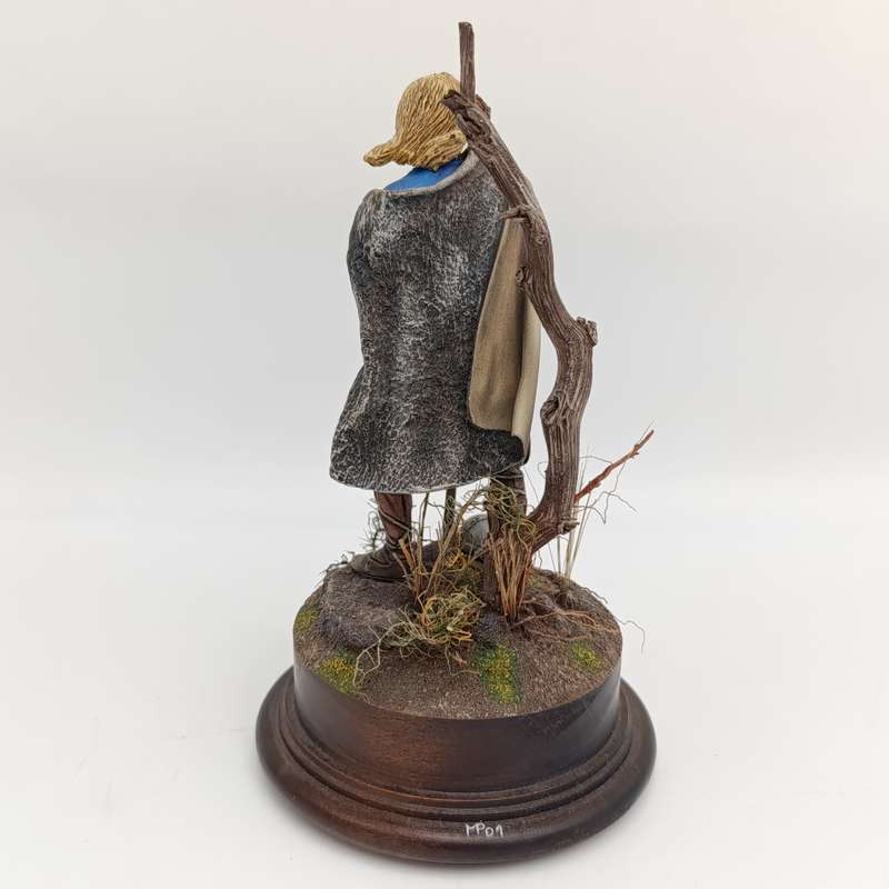 Amati Anglo Saxon warrior handpainted figurine - signed by artist