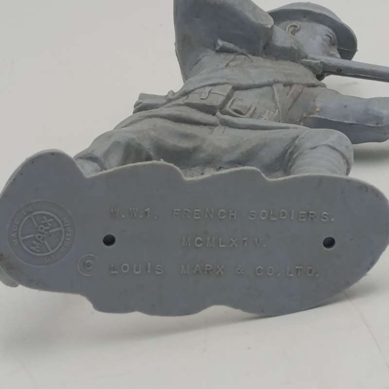 Marx Toys WW1 French toy soldier - 6 inch
