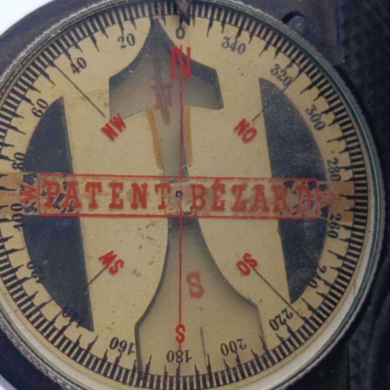 Vintage German Patent Bezard pocket compass