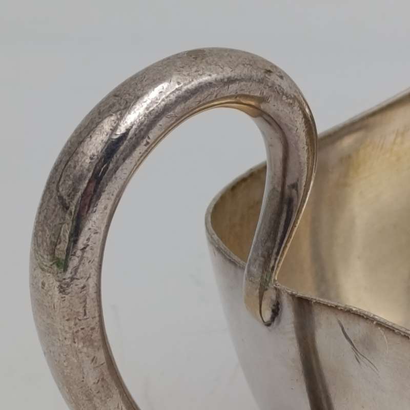 Antique silverplated Lion Hotels hotelware sauce jug