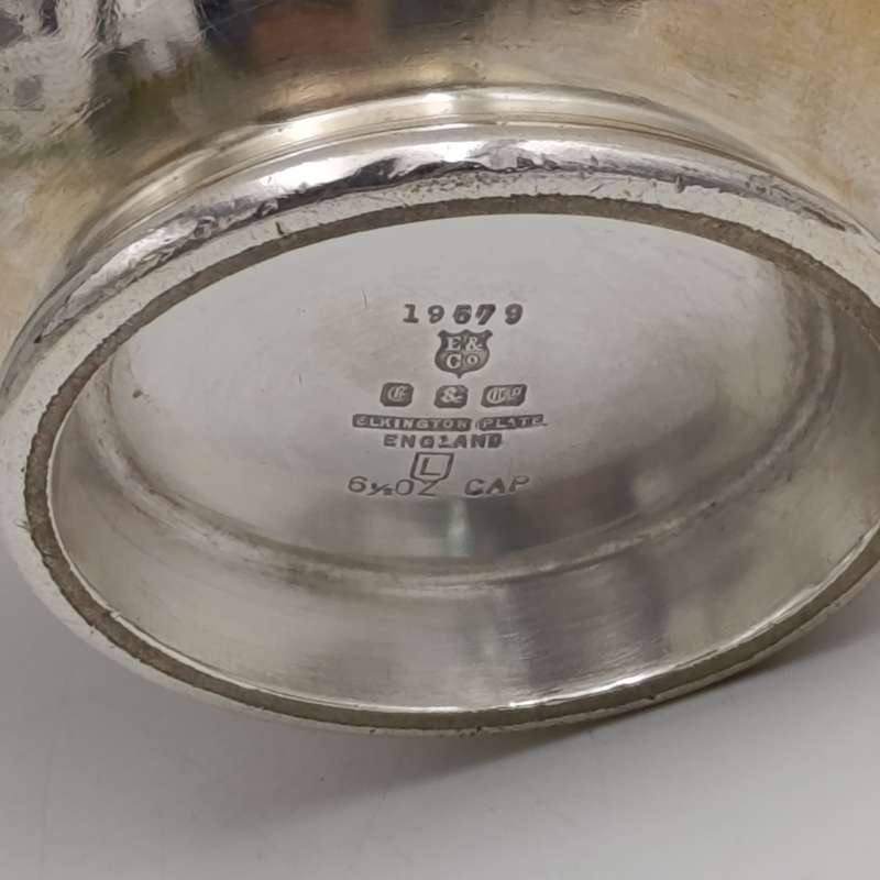 Antique silverplated Lion Hotels hotelware sauce jug