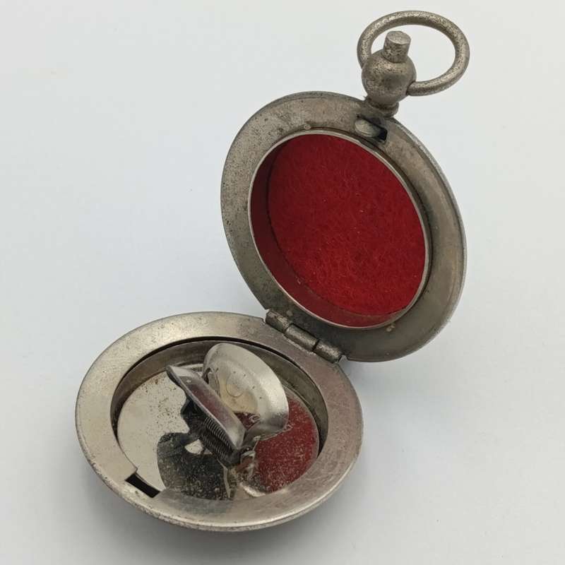 Vintage pocket ink stamp holder