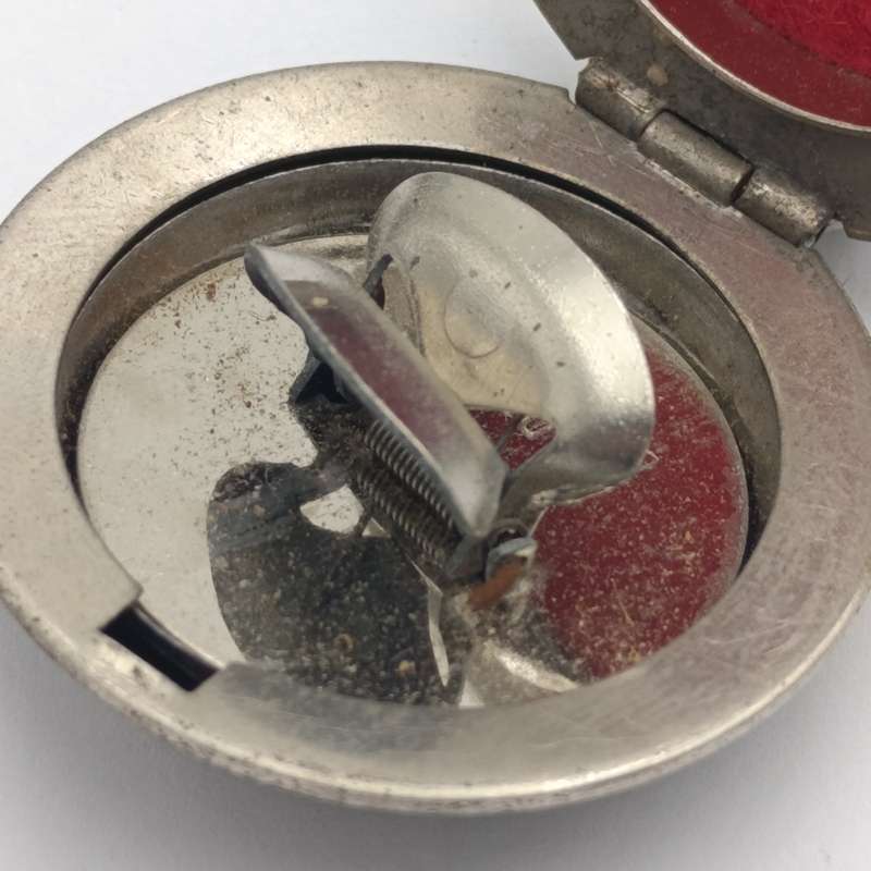 Vintage pocket ink stamp holder