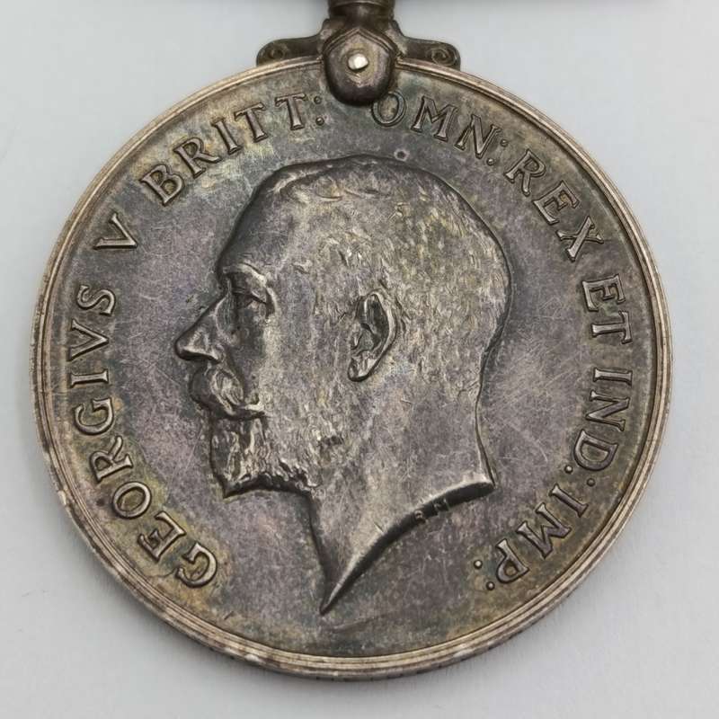 WW1 War Medal - silver - issued to SJT GP Britz - Heidelberg Kdo