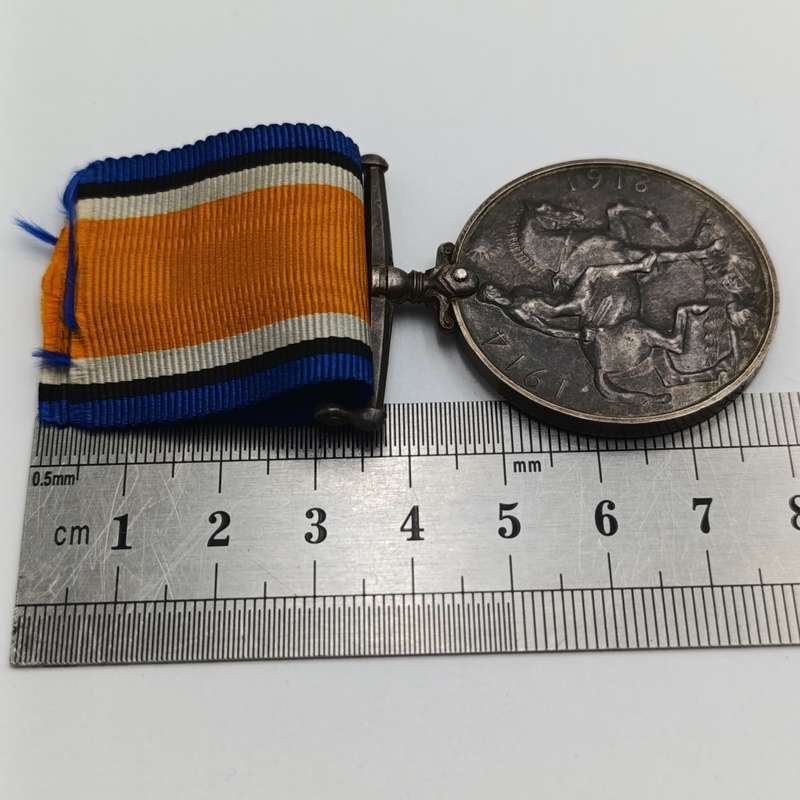 WW1 War Medal - silver - issued to SJT GP Britz - Heidelberg Kdo