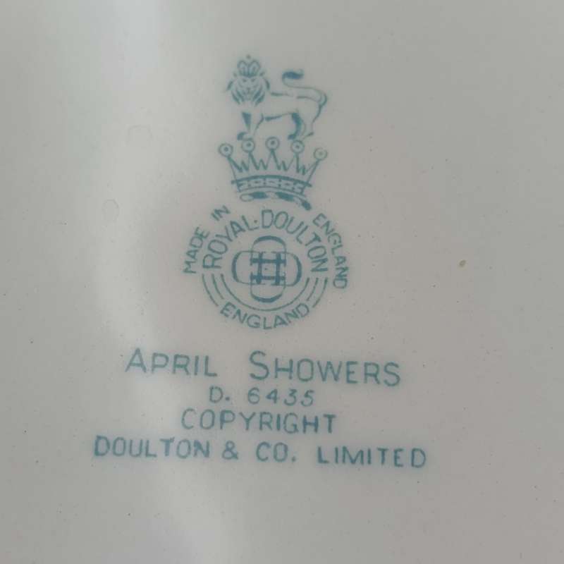 Royal Doulton April Showers porcelain trio
