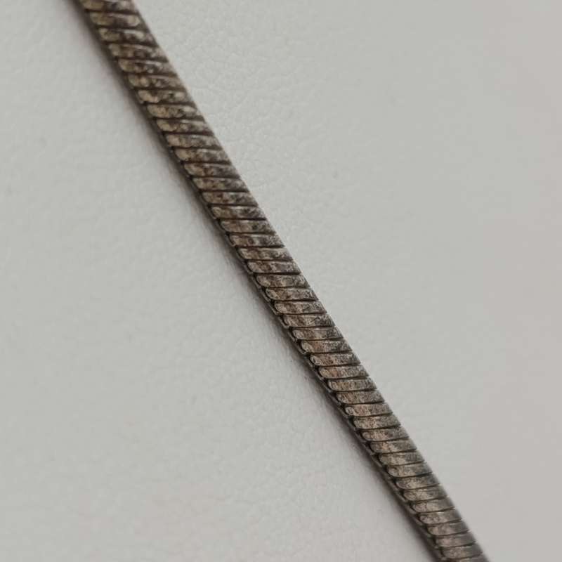 Sterling silver chain plus pendant - 23,9g