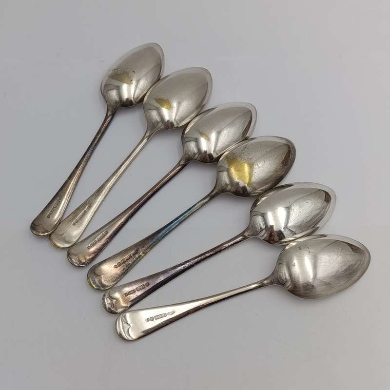 Lot of 6 x 3 dwts silverplated spoons