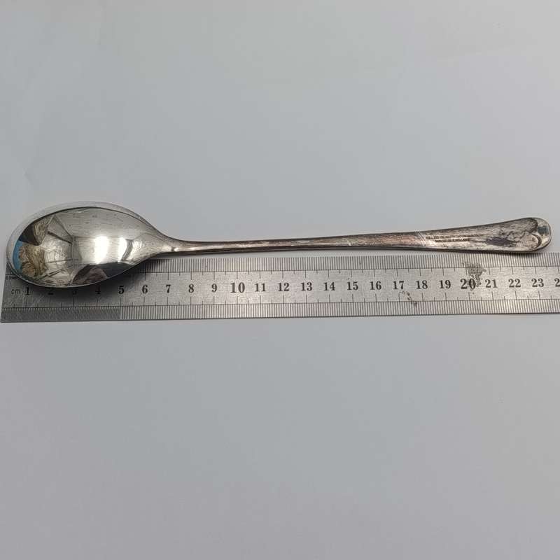 Celtic quality vintage set of silverplated salad spoons