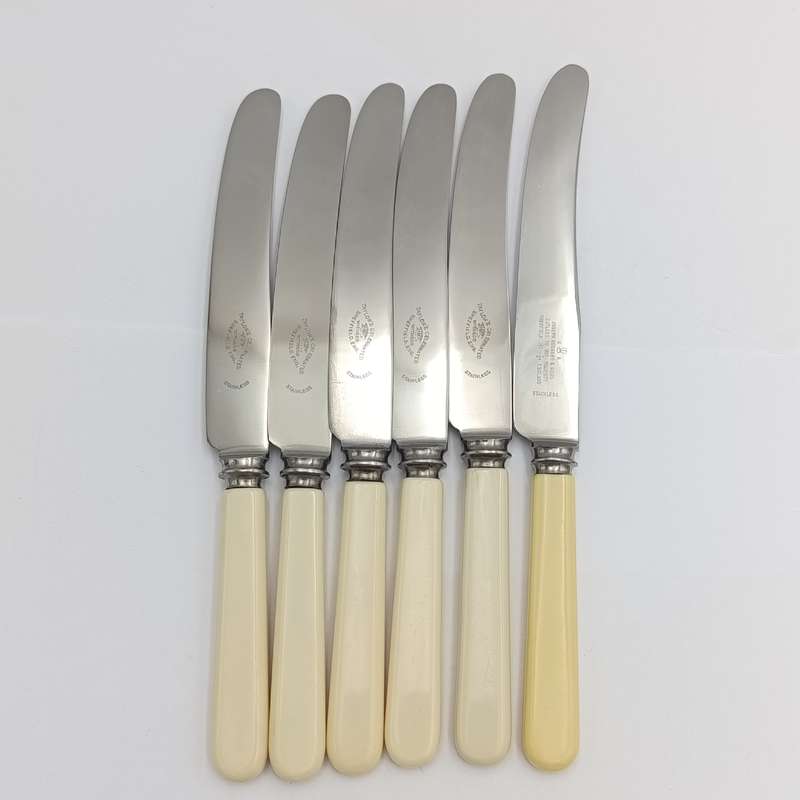 Lot of 6 vintage Taylor's celebrated witness knives - never used in original box