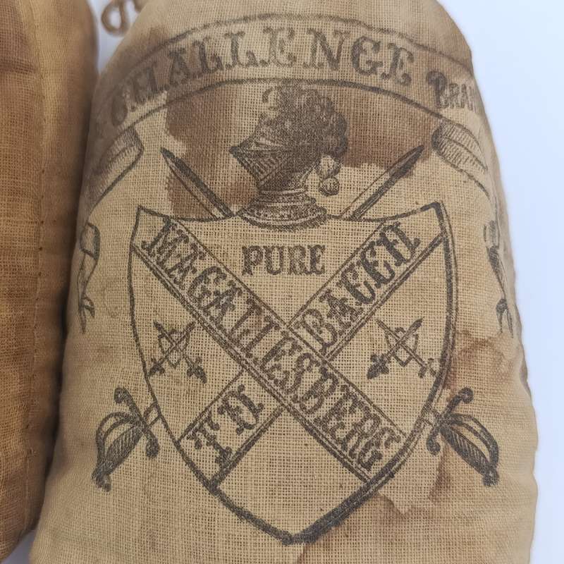Vintage Van Erkom's and The Challenge brand Magaliesberg Tobacco in pouches