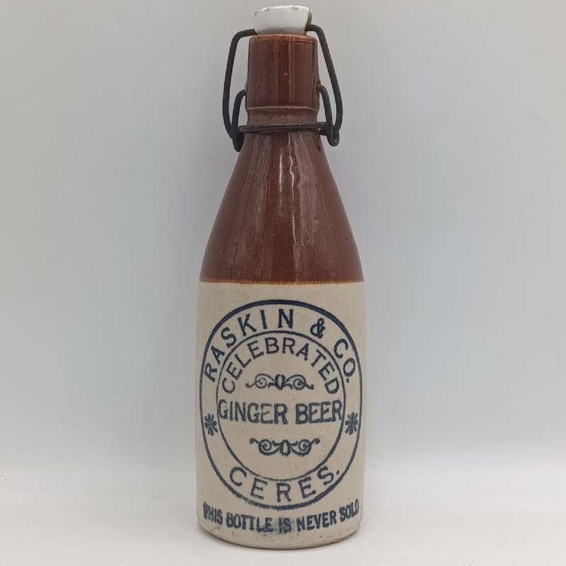 Antique Raskin and Co Ceres Ginger Beer bottle