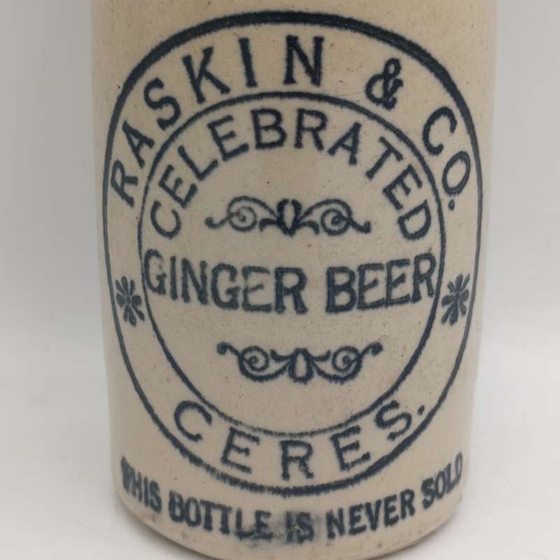 Antique Raskin and Co Ceres Ginger Beer bottle