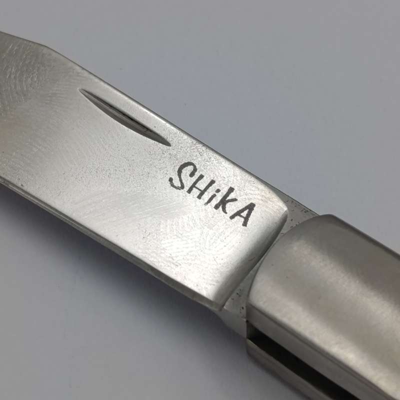 Shika handmade pocket knife by Rian Labuschagne in box - marked Wilhelm Els on blade