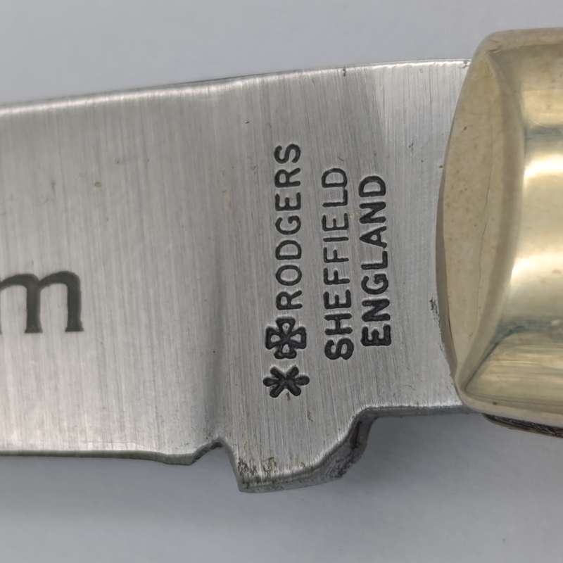 Joseph Rodgers pocket knife in box - Sanlam branding on blade