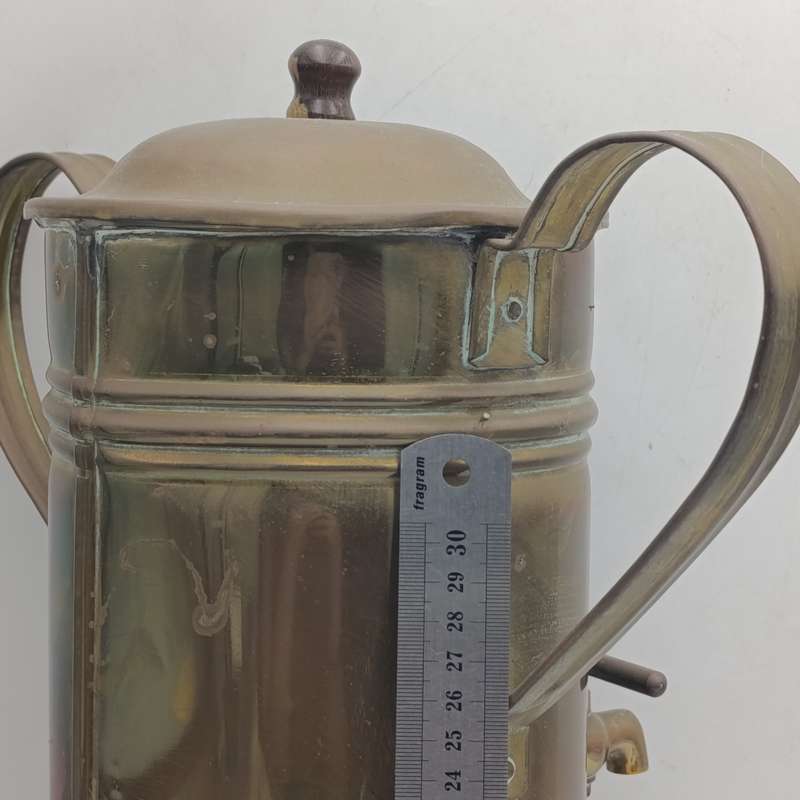 Antique brass Tessie and Konfoor urn - no makers mark