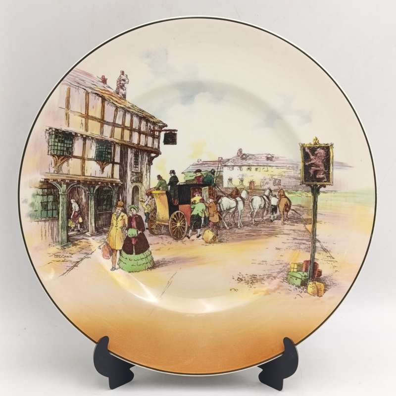 Royal Doulton Old English Coaching scenes porcelain plate
