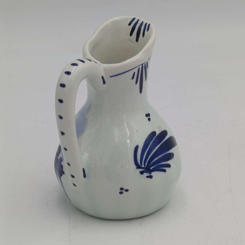 Vintage Delft porcelain mini flower vase pitcher