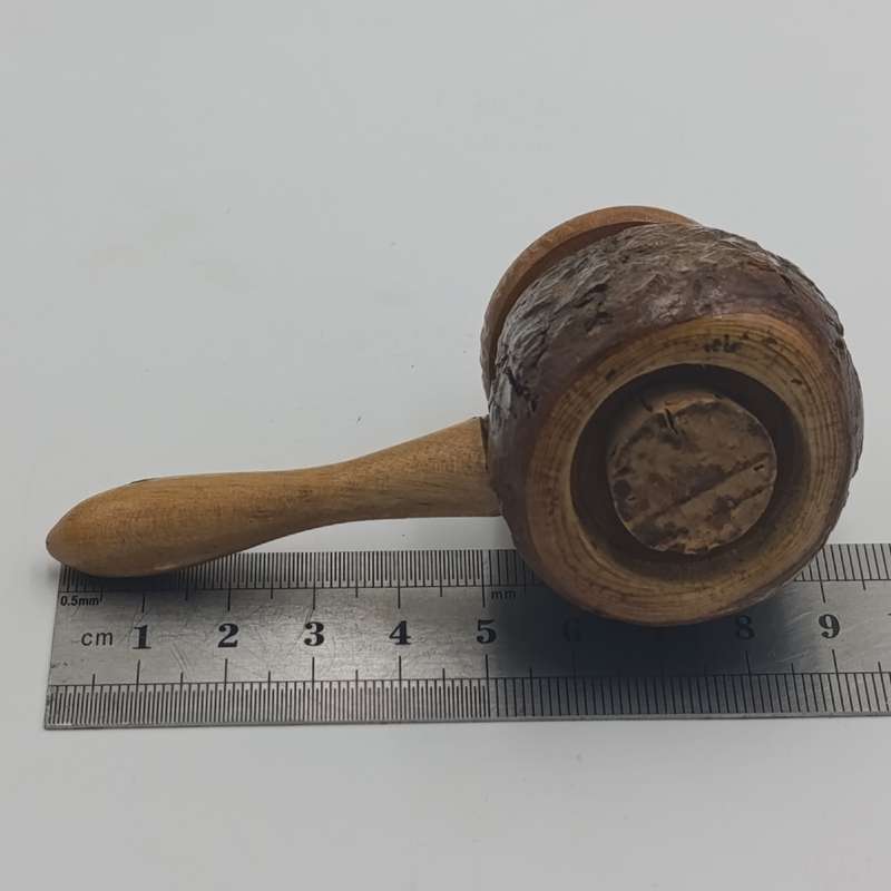 Set of 4 handmade wooden acorn shaped salt and pepper shakers