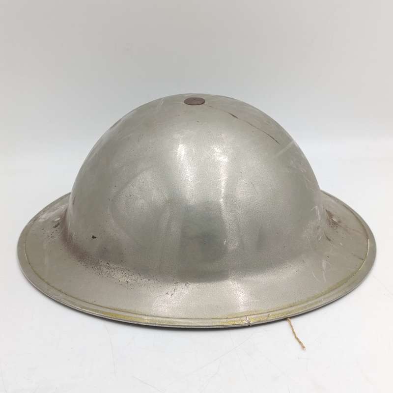 WW2 British brodie helmet - chromed