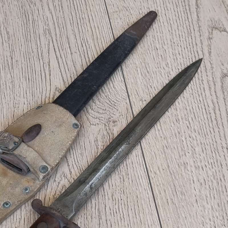 Boer War Enfield P1888 Pattern, 303 bayonet with Scabbard - issued June 1898