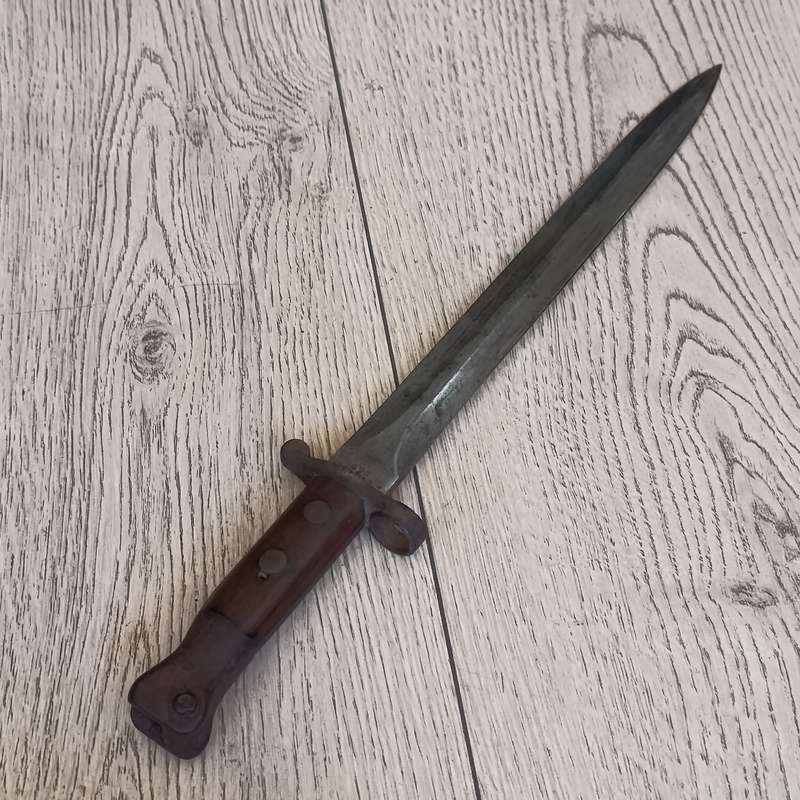 Boer War Enfield P1888 Pattern, 303 bayonet with Scabbard - issued June 1898