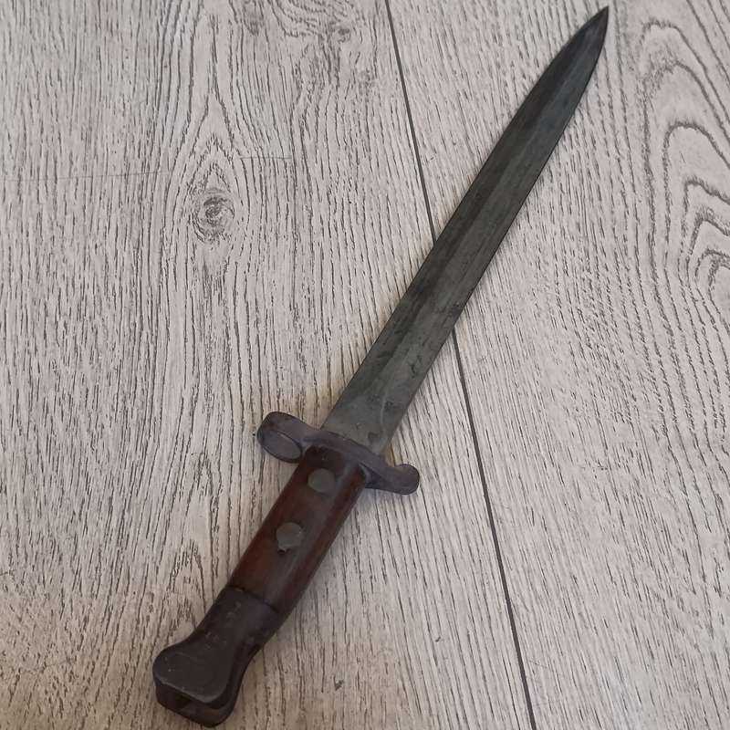 Boer War Enfield P1888 Pattern, 303 bayonet with Scabbard - issued June 1898