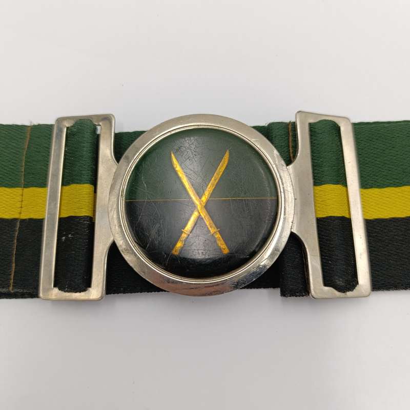 SA Infantry School Stable belt and buckle