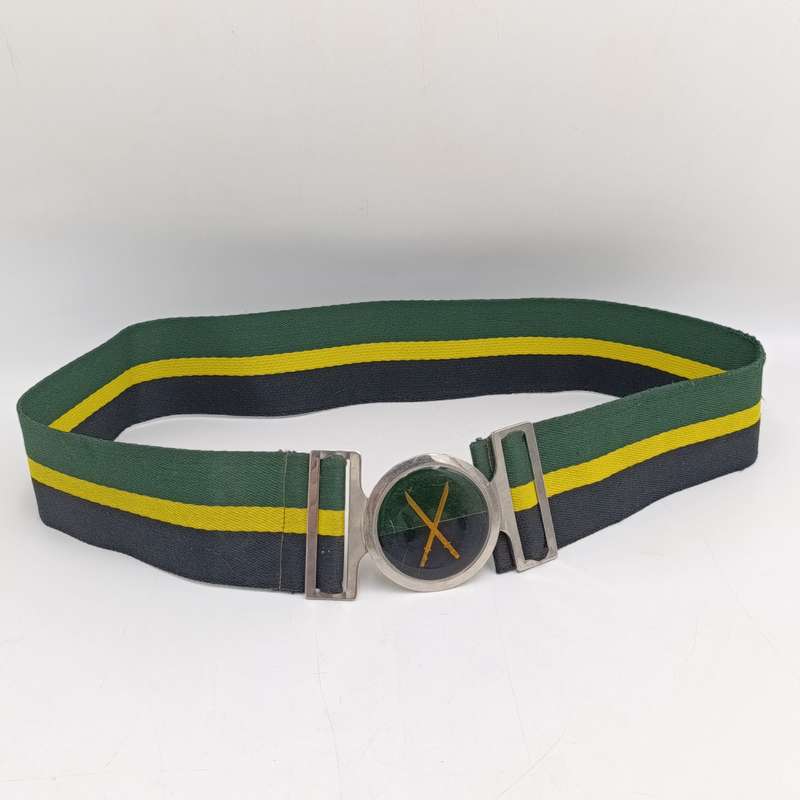 SA Infantry School Stable belt and buckle