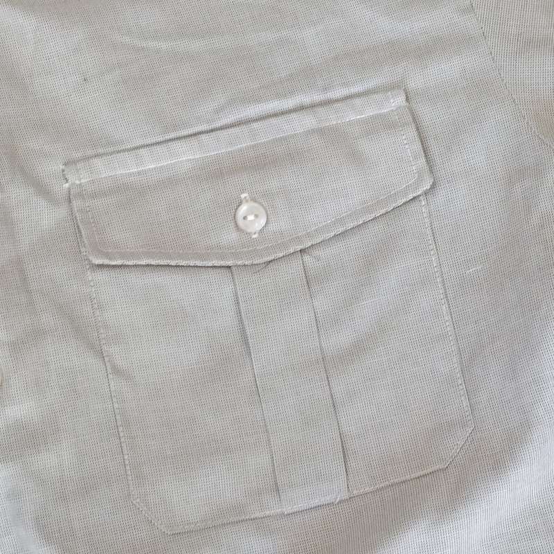 SADF Step-outs Short Sleeve Shirt with Sergeant ranks - Size Large